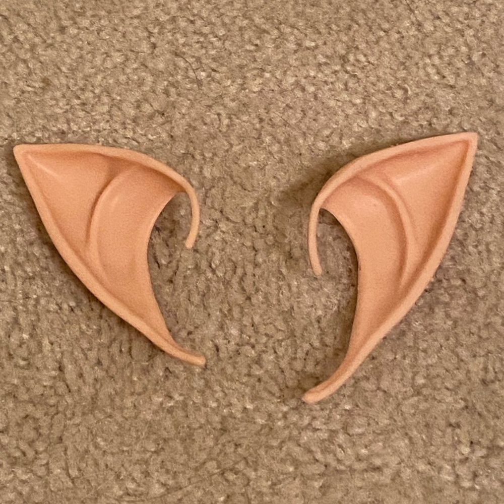 Short Peach Elf Ears